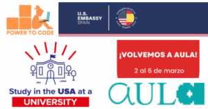 #PowertoCode en colaboración de la Embajada de los EEUU invita a #Aula2022 en IFEMA