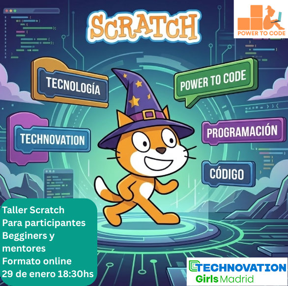 Taller Scratch- Technovation Girls para Beginner