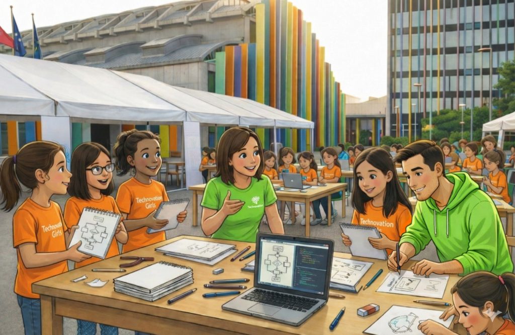 Encuentro de Equipos Technovation Girls Madrid 2026 en La Nave Boettiche